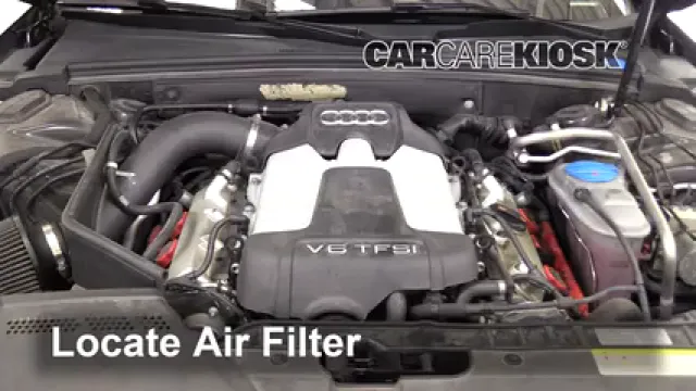 2011 Audi S4 3.0L V6 Supercharged Filtre à air (moteur) Changement